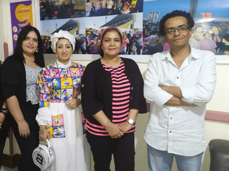  دينا وشيماء وهاجر ووسام وعز وهدير مصممات ازياء يبدعن مع الاطفال العرب