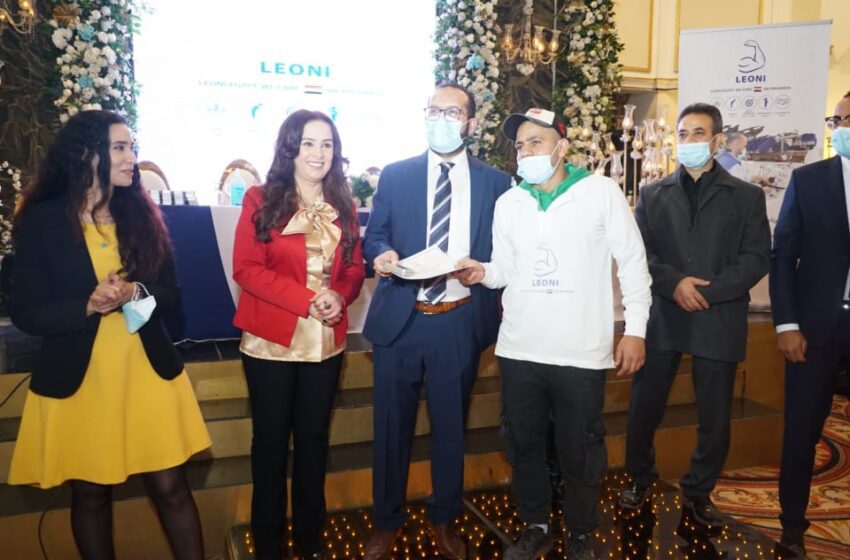  حنان شوقي ورحمة خالد في حفل تكريم ذوى الهمم في “ليونى مصر”