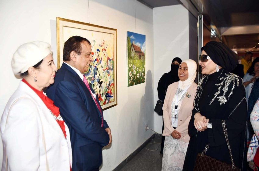  الملتقى الدولي التاسع (الفنون المستدامة) ينطلق فى قاعة فنون  الأهرام بمشاركة 12 دول عربية و أجنبية 