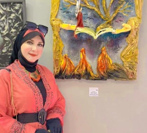  “رنا نادر”  تفوز بالمركز الاول فى مسابقة ” فنان العرب ” من الاتحاد العالمي للفنانين التشكيليين العرب