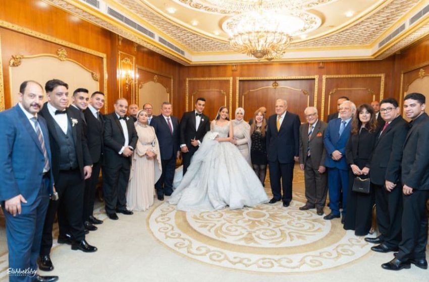 حفل زفاف اسطورى لـ ” النقيب “سيف هشام فرج ” و المحاسبة ” ليلي عمرو محمد عبد الهادي”بحضور رئيس الوزراء والمحافظون